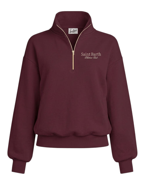 MC2 Saint Barth Pilates Club half-zip sweatshirt