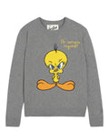New Queen Crew-Neck Sweater with Snoopy Jacquard