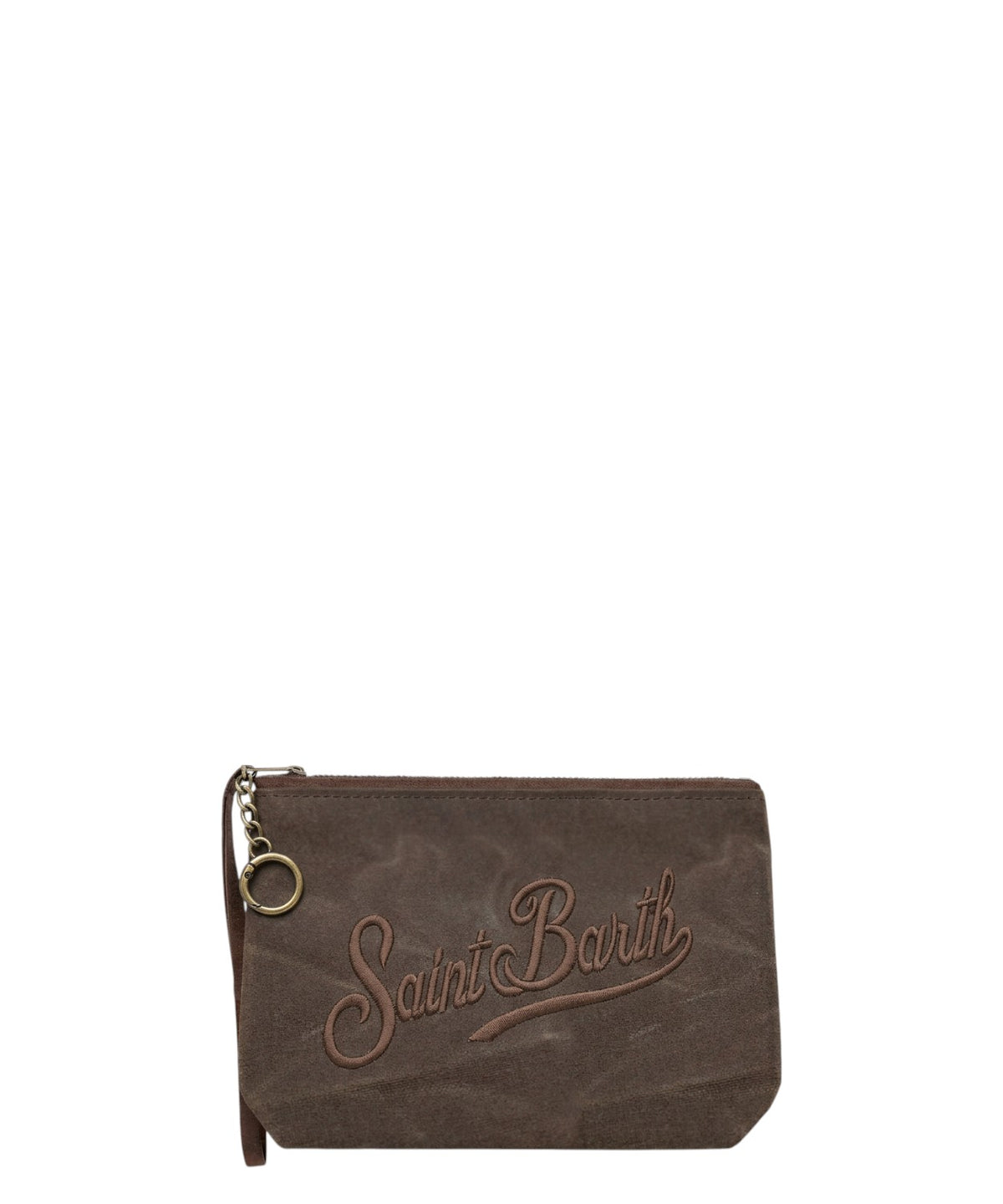 Pochette Aline Mini de pana con logo