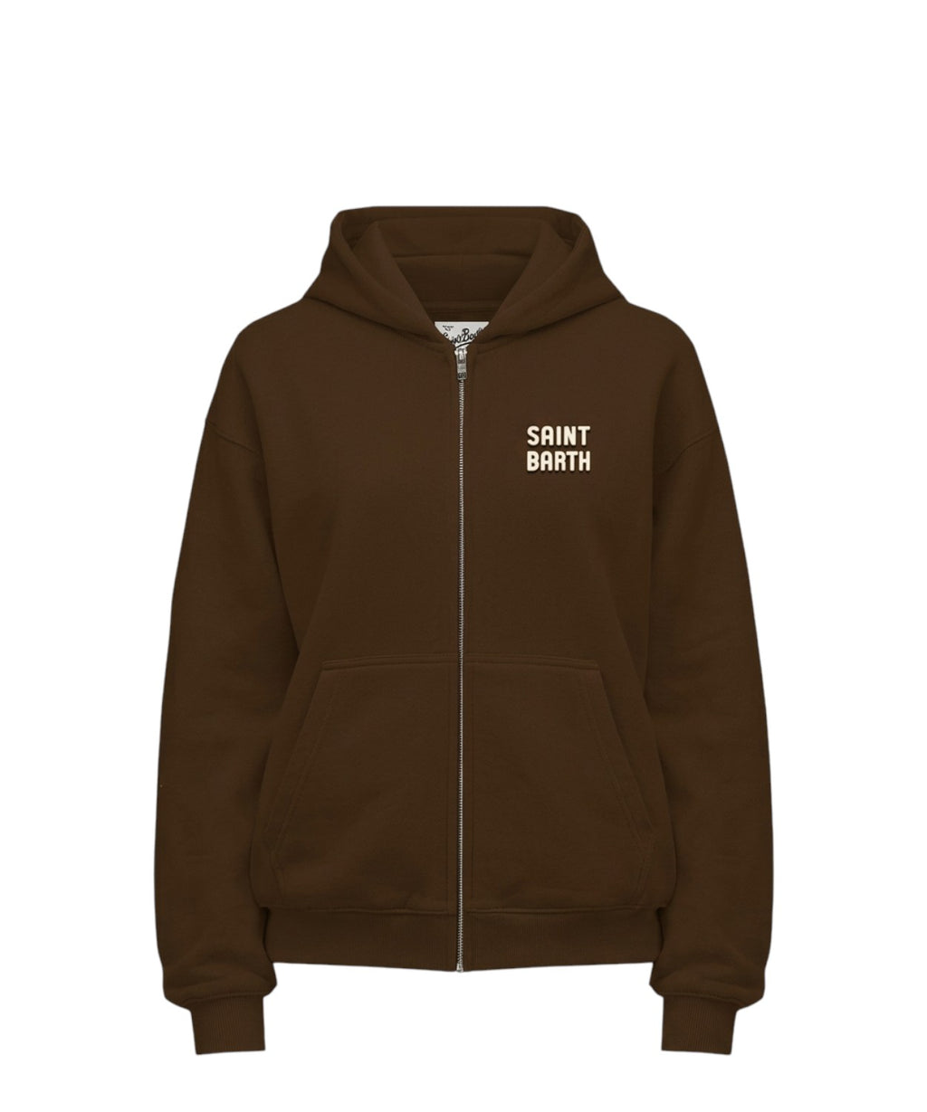 MC2 Saint Barth Zadie Sweatshirt com fecho e capuz