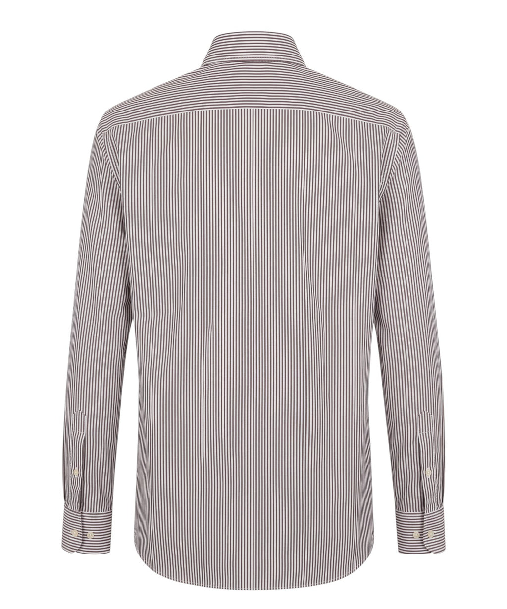 Ingram Dynamo Camicia Uomo a Righe in Nylon Stretch