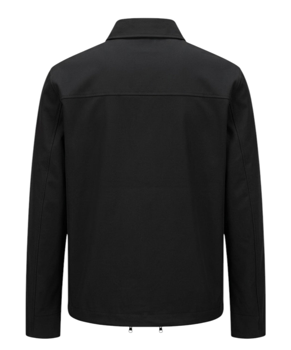 Blouson Bharnaba in Frescolana con Colletto e Bottoni