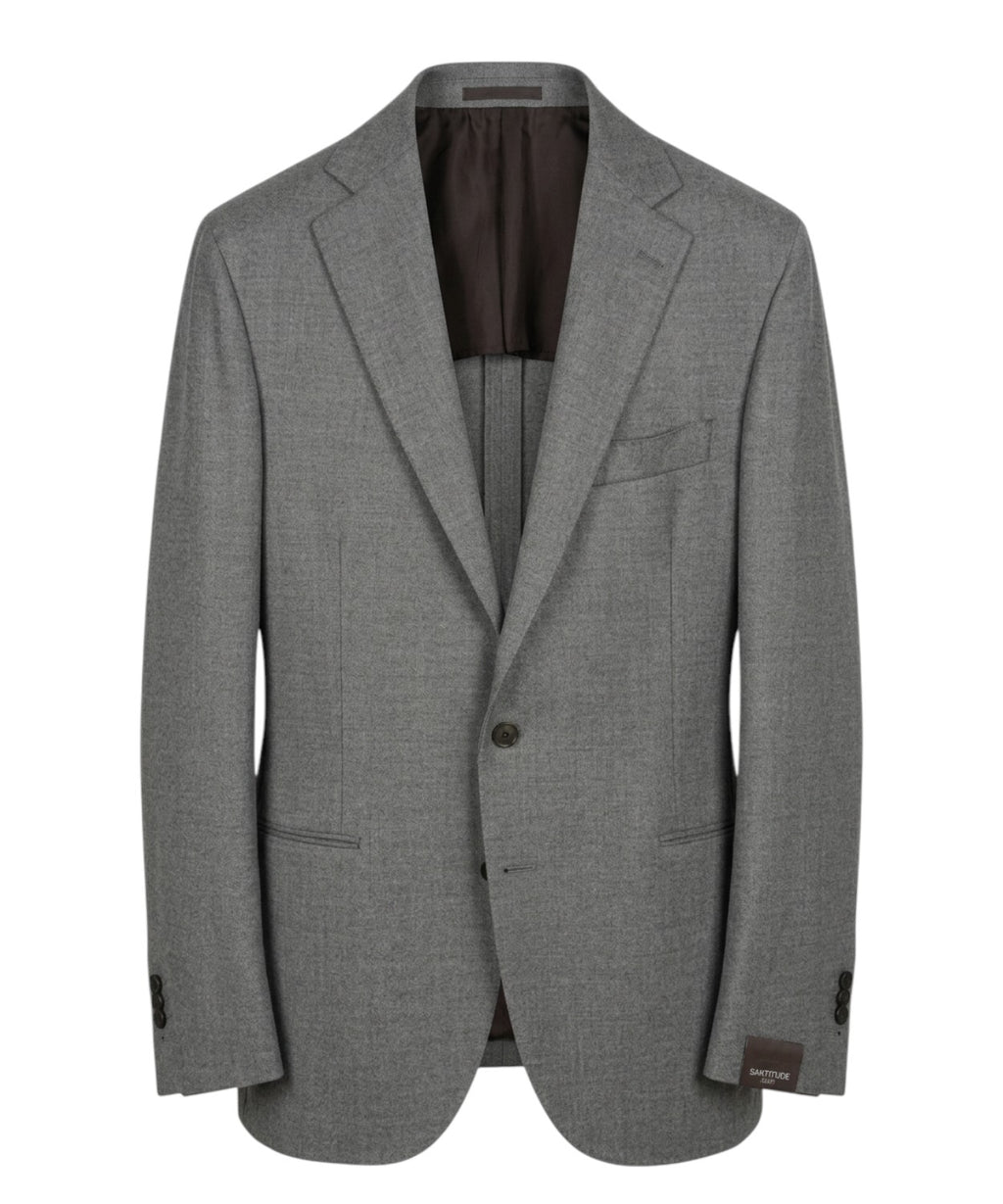 Sartitude Herren-Einknopfjacke mit klassischem Revers, Drop R6