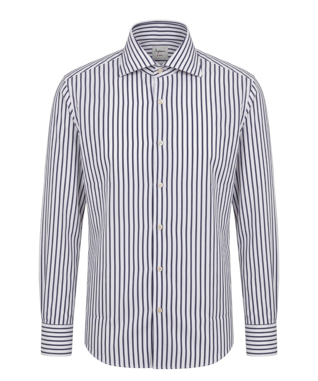 Ingram Dynamo Camicia Uomo a Righe Larghe Stretch