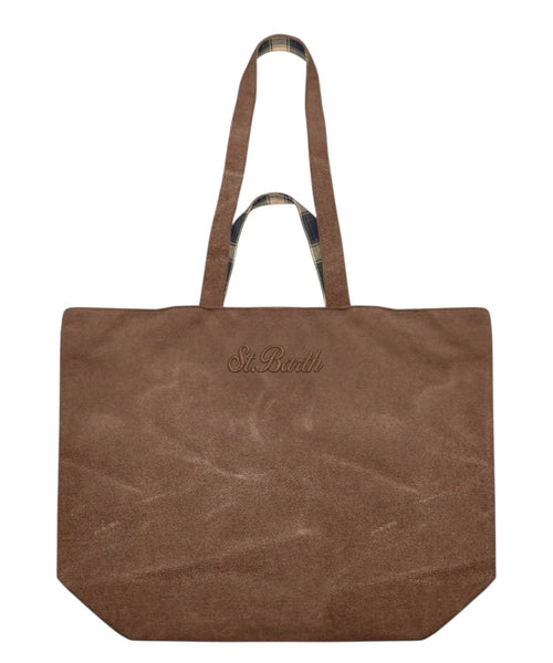 Bolso Essential de MC2 Saint Barth en algodón encerado