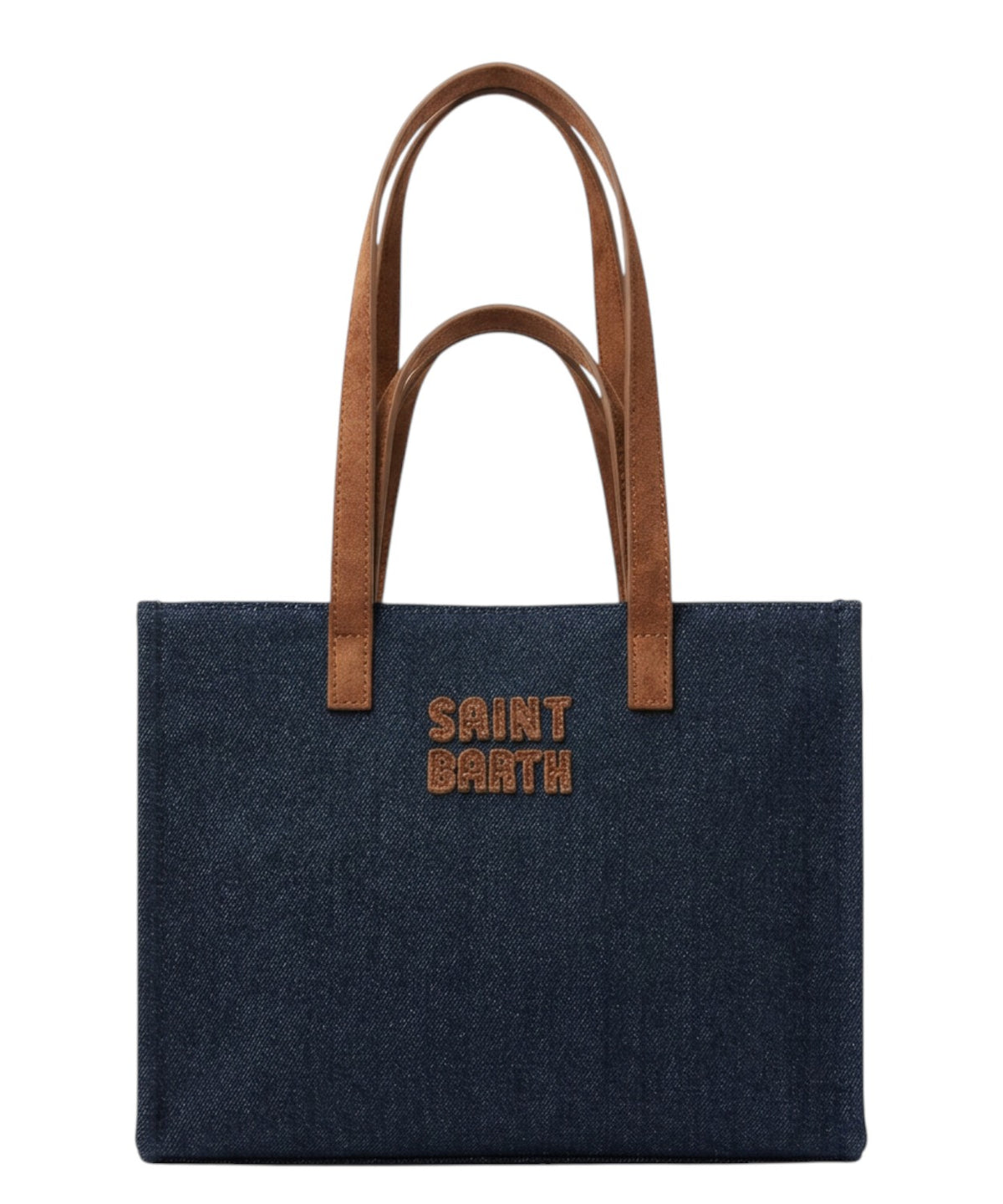 Kabelka MC2 Saint Barth Jour ze semiše a denimu