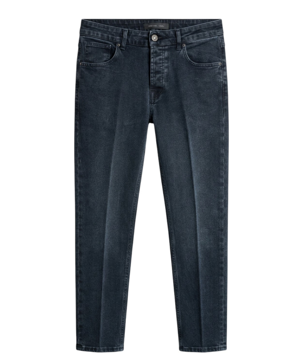 Jeans Homem Michael Coal David de 5 bolsos em algodão elástico