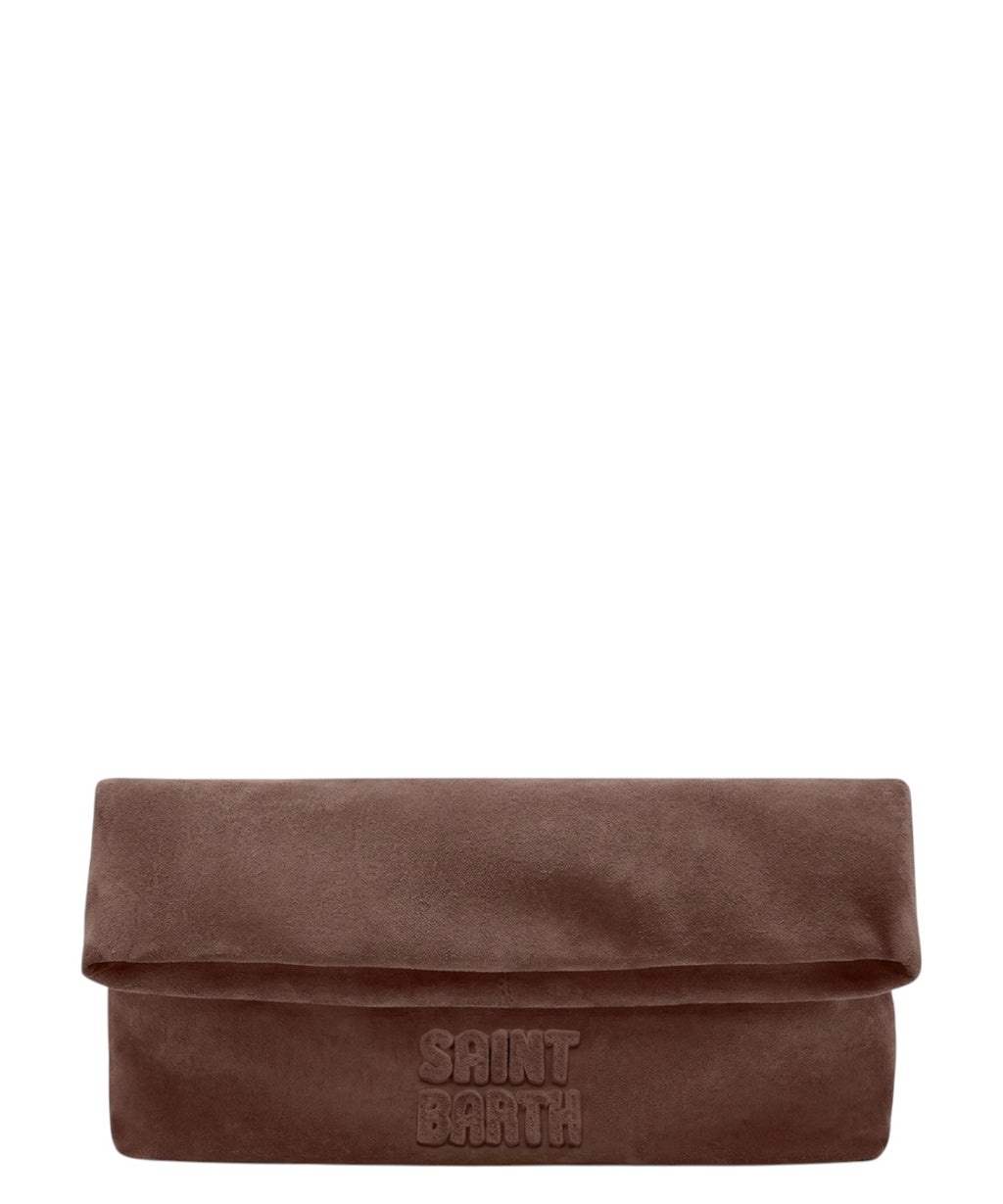 Borsa Suede Maxi Pouch