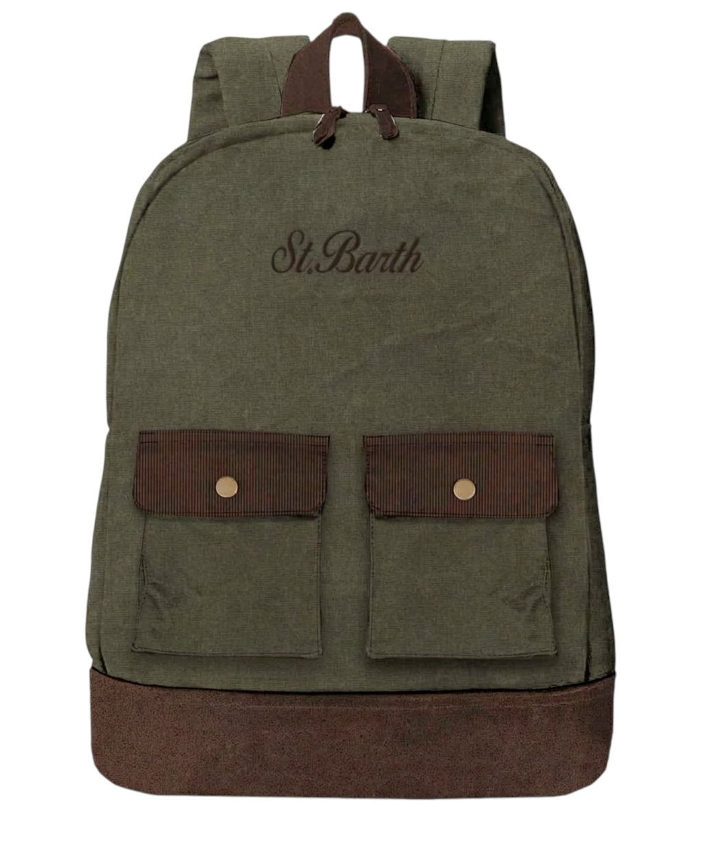 Zaino Cody in Cotone Cerato con Logo