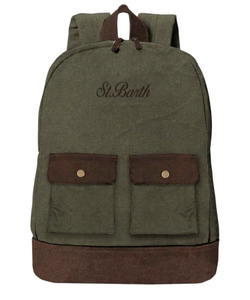 Zaino Cody in Cotone Cerato con Logo