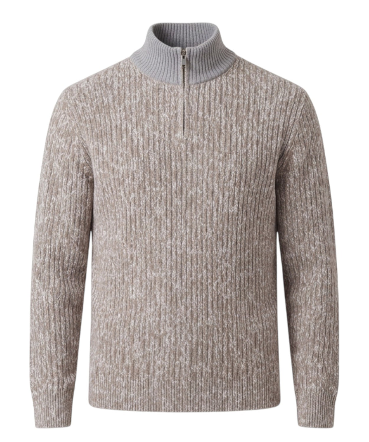 Maglione MC2 Saint Barth Mezza Zip Mélange