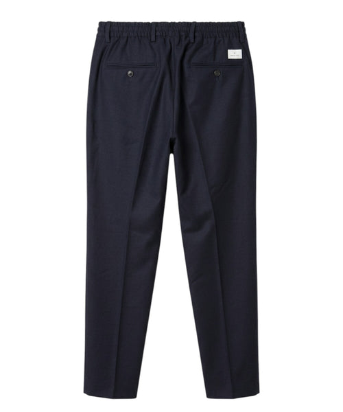 Pantalone Uomo in Lana Vergine Stretch con Elastico in Vita