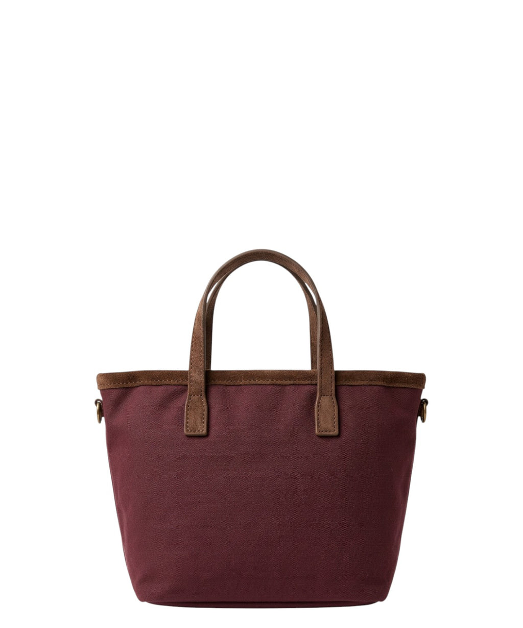 Mc2 Saint Barth Borsa City Mini in Cotone Cerato