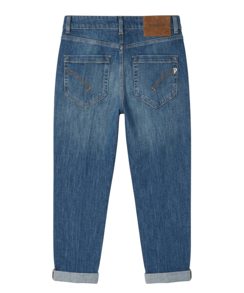 Dondup Koons Jeans Stretch Denim s knoflíkovou légou