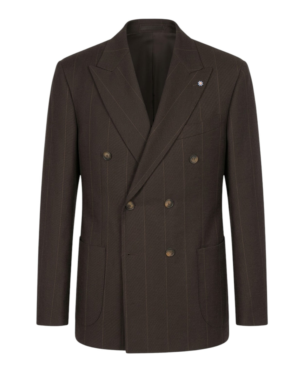 Abito Uomo Bharnaba Gessato Elegante Drop 7