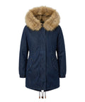 Giacca donna MC2 Saint Barth Brenna in cotone denim