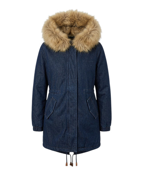 Giacca donna MC2 Saint Barth Brenna in cotone denim