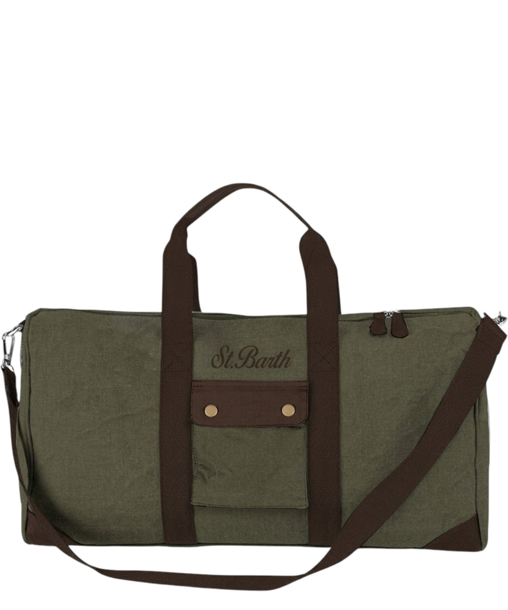 Borsone MC2 Saint Barth in Cotone Cerato per Viaggi