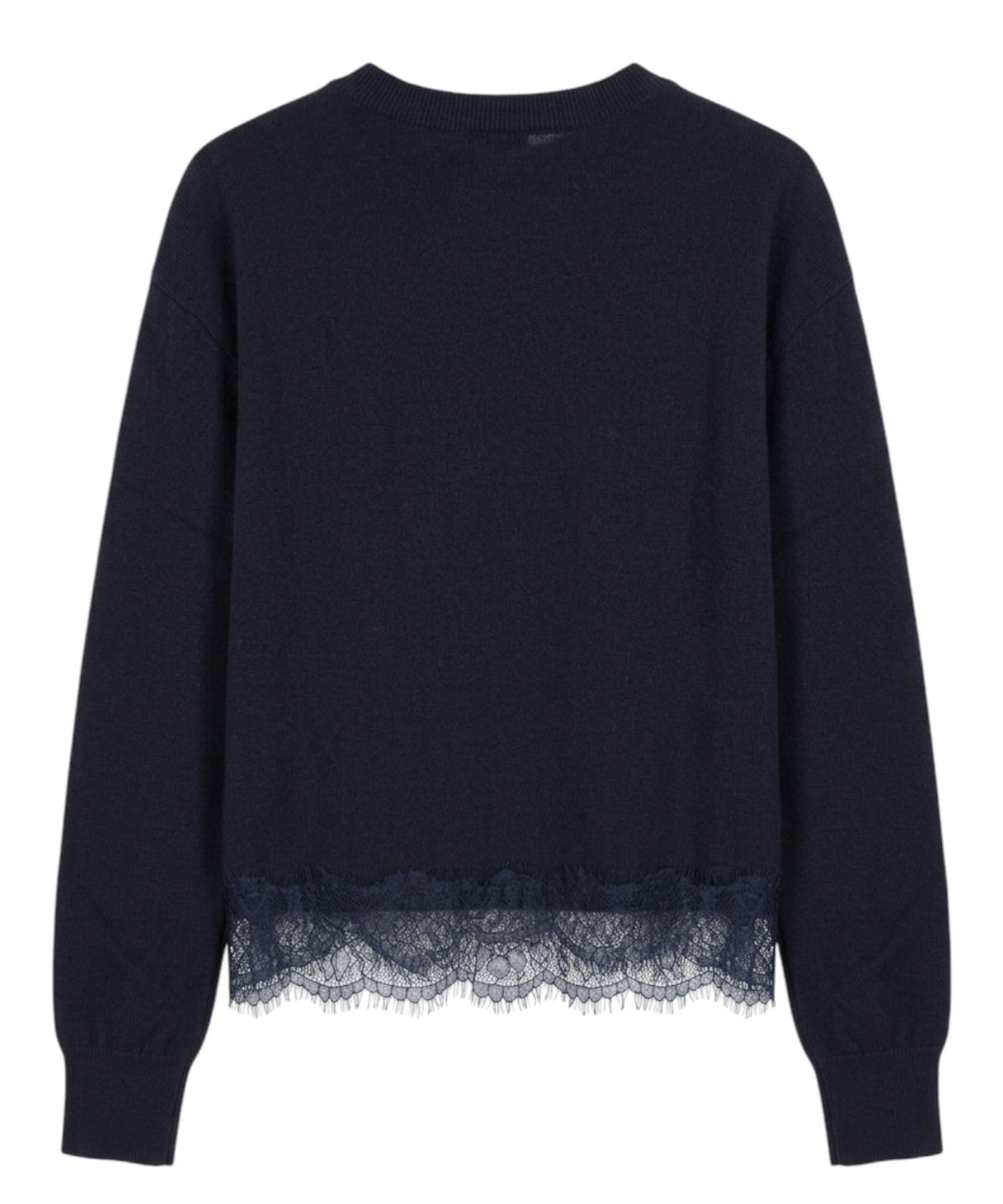 Maglione Dilly in Cachemire con Bordo in Pizzo