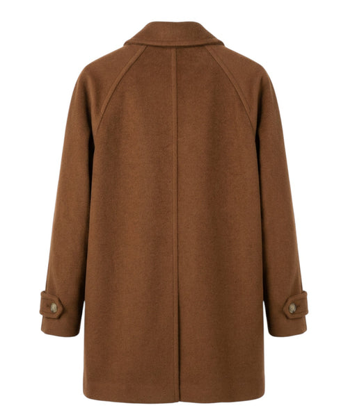Balco Cappotto Corto Donna in Panno con Cintura