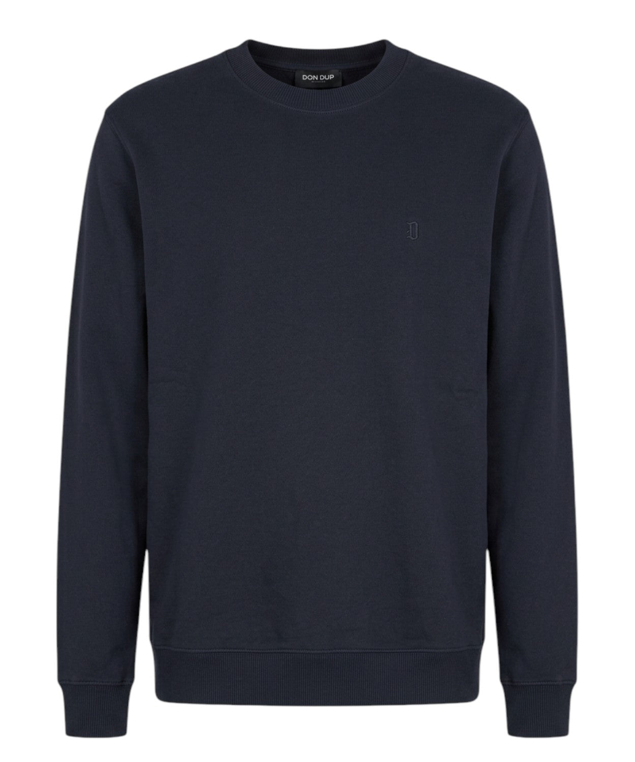 Felpa Uomo Dondup con Logo Ricamato e Regular Fit