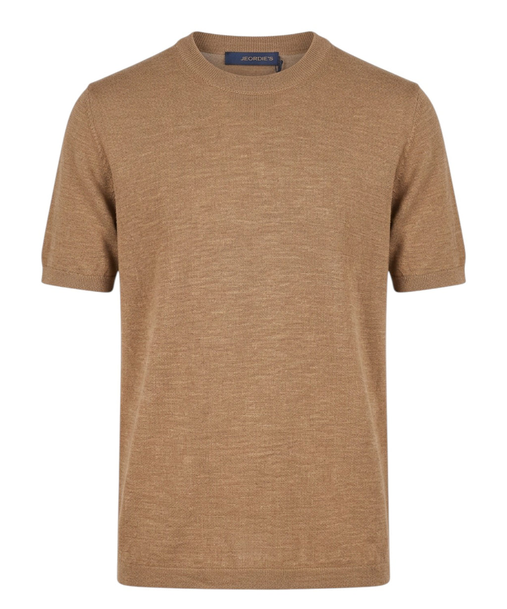Herren-T-Shirt von Jeordie’s aus Leinen-Baumwoll-Mix