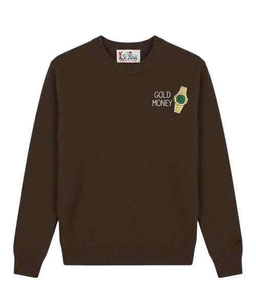 Maglione Heron Light MC2 con Ricamo Watch