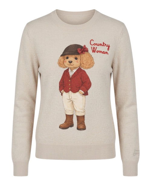 Maglione Donna MC2 Saint Barth New Queen con Stampa