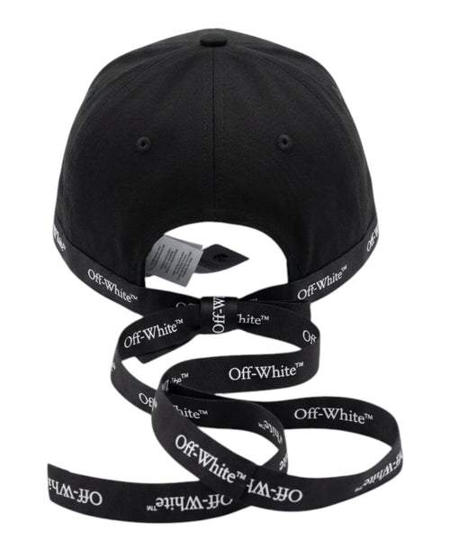 Off-White бейзболна шапка с регулируемо закопчаване, лого и панделка