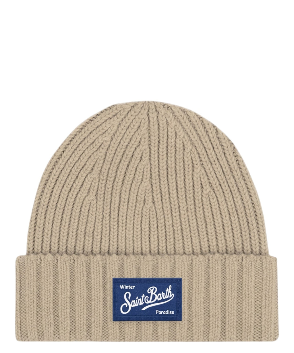 Cappello lana Sheldon MC2 Saint Barth con logo