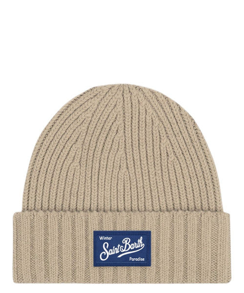 Cappello lana Sheldon MC2 Saint Barth con logo