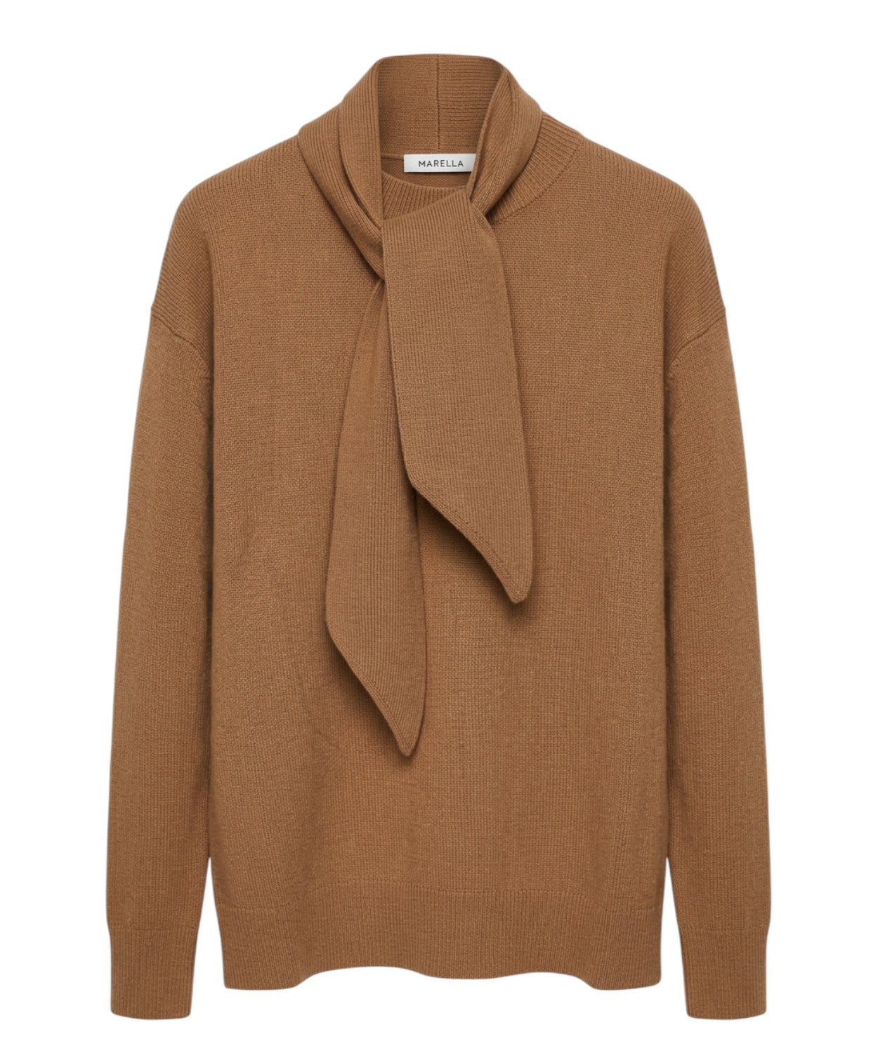 Maglia in Lana e Cashmere GIOCHI con Sciarpa Rimovibile