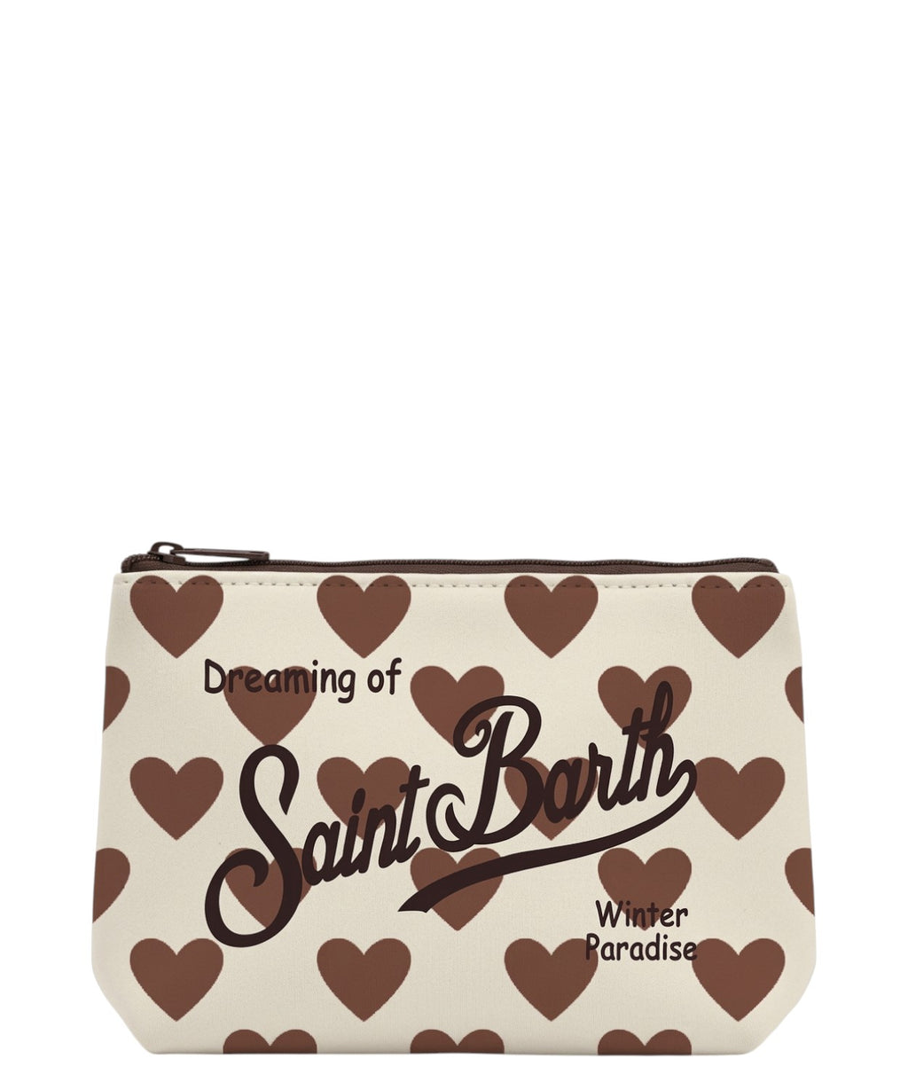 Pochette Aline in Neoprene Cuori