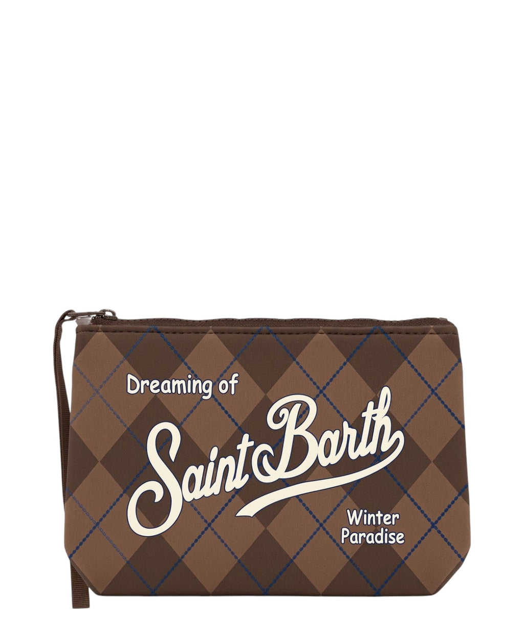 Pochette Aline in Neoprene Quadri
