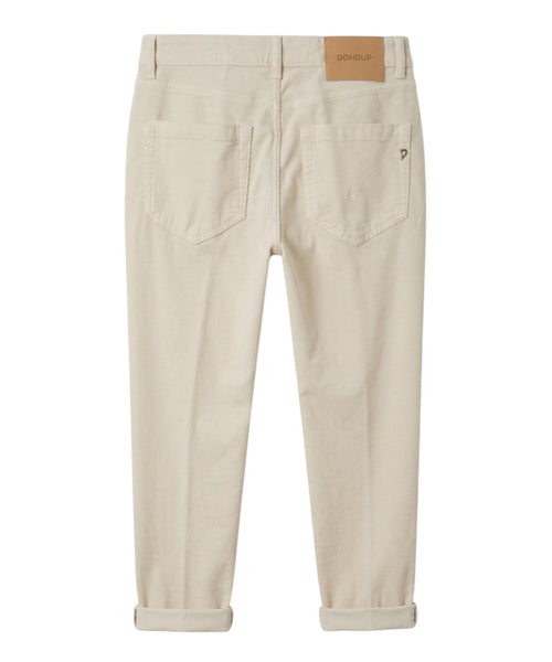 Dondup Koos Corduroy Trousers with Button Placket