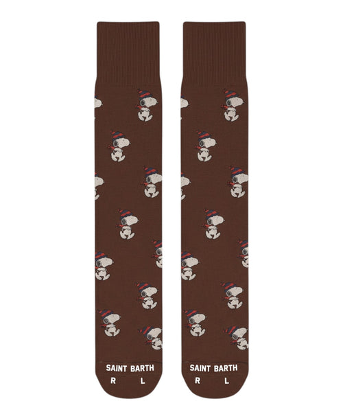 Calzini Jacquard di Cotone MC2 Saint Barth Snoopy