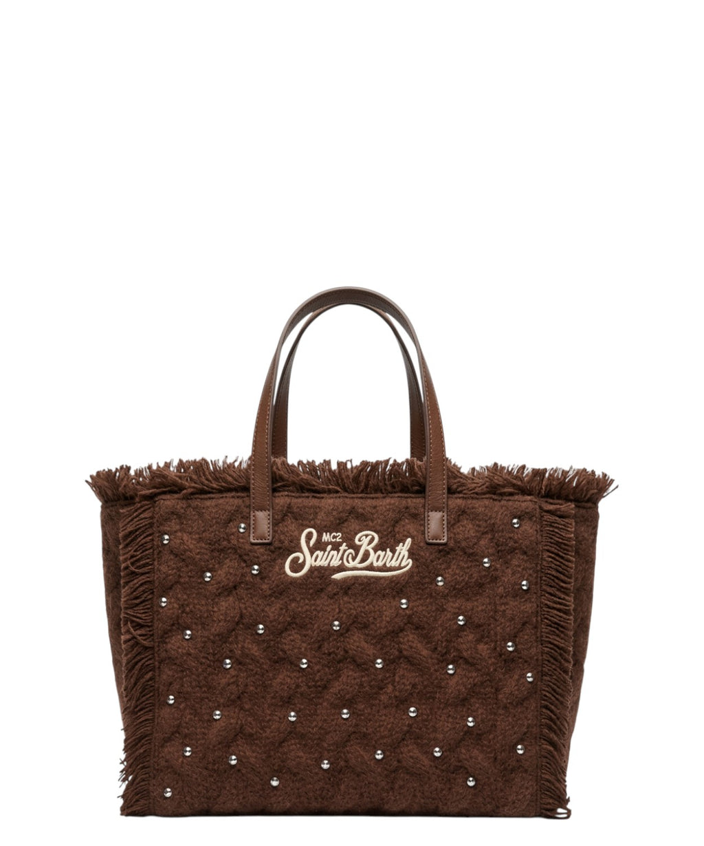 Borsa Colette Wool Braid con Strass e Tracolla