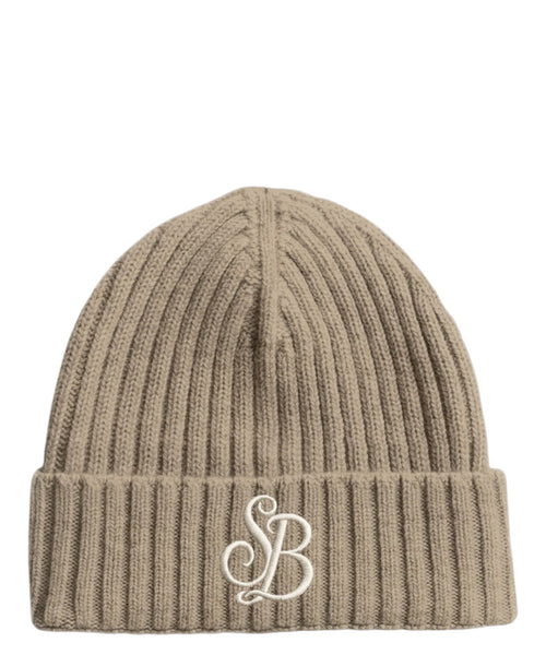 Berretto Cashmere Wengen con Ricamo Logo