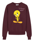 Felpa Stardust con Stampa Tweety
