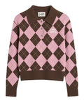 Damenpullover MC2 Saint Barth Hadidy mit Kragen und Knöpfen