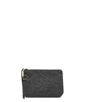 Pochette Aline Mini in Cotone Cerato con logo