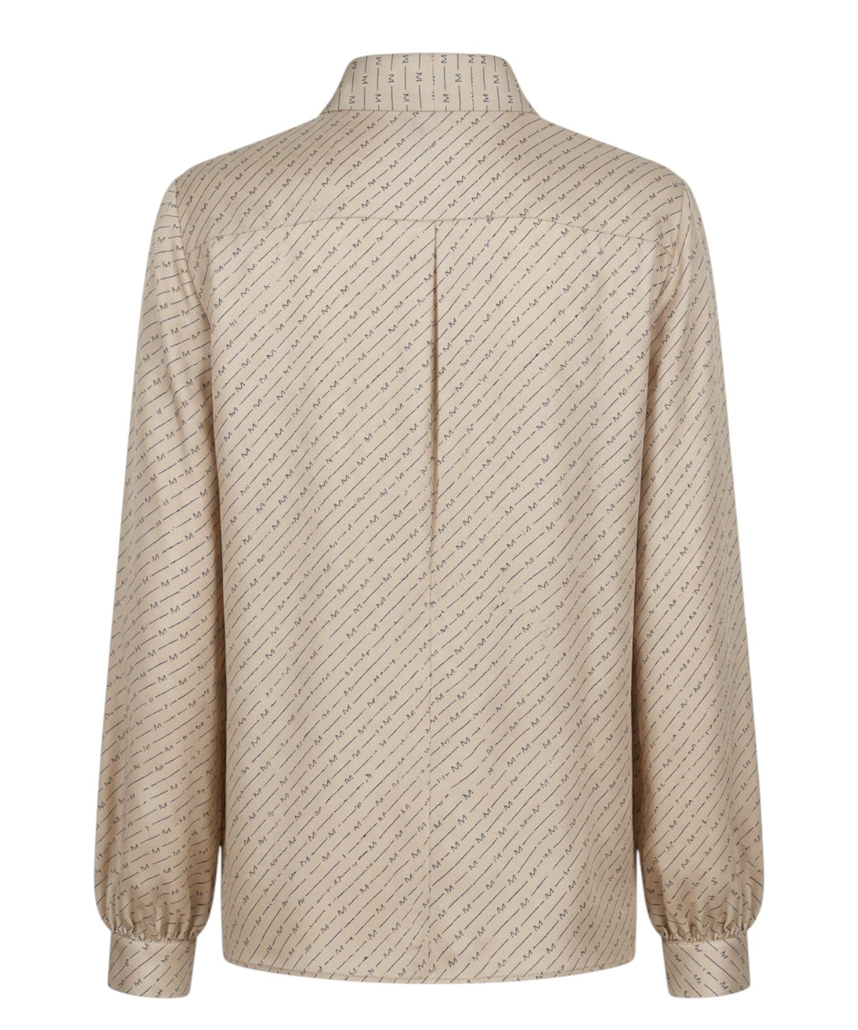 Camicia Max Mara in Seta con Fiocco e Stampa All over