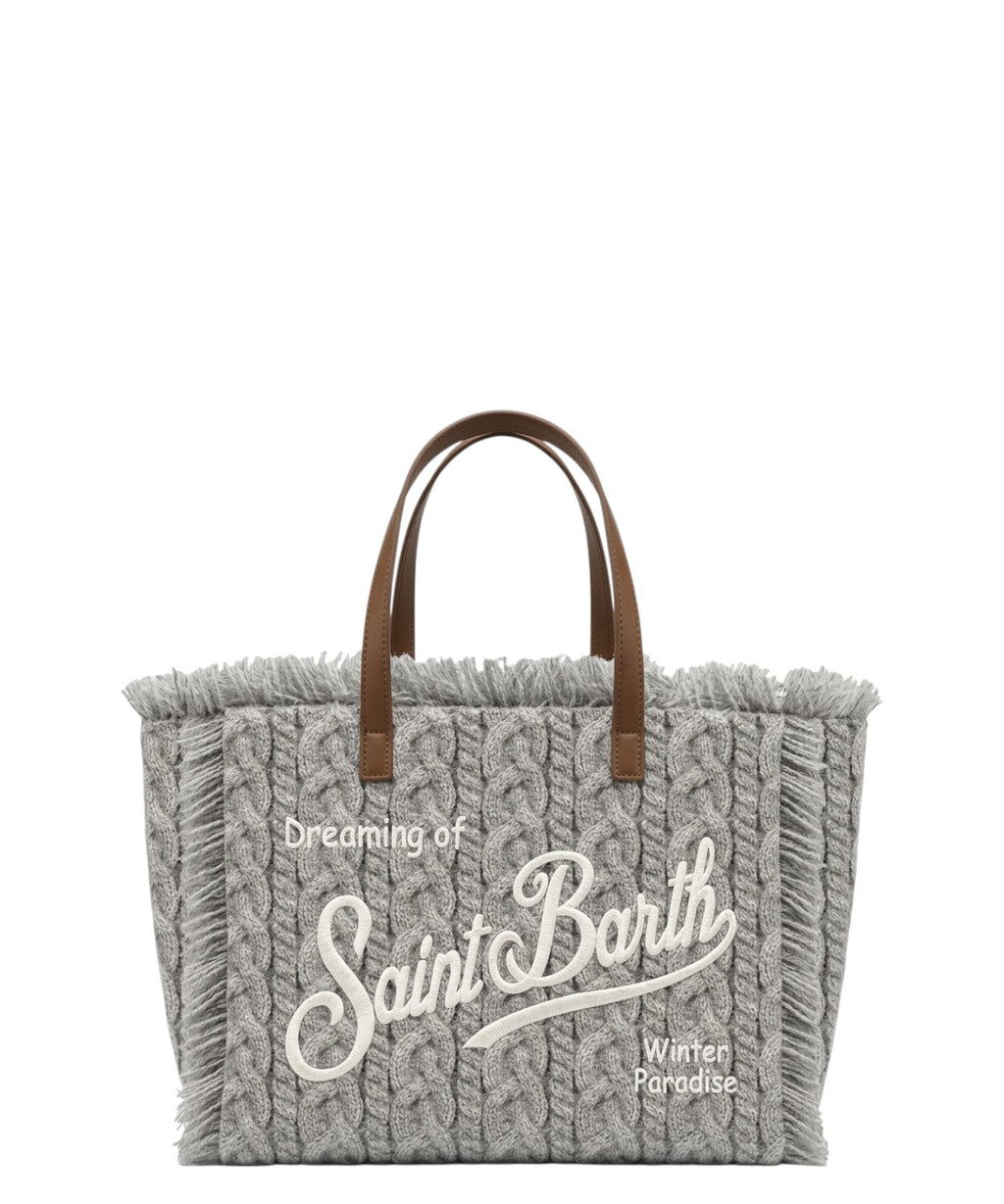 Borsa Colette in Lana Intrecciata con Tracolla