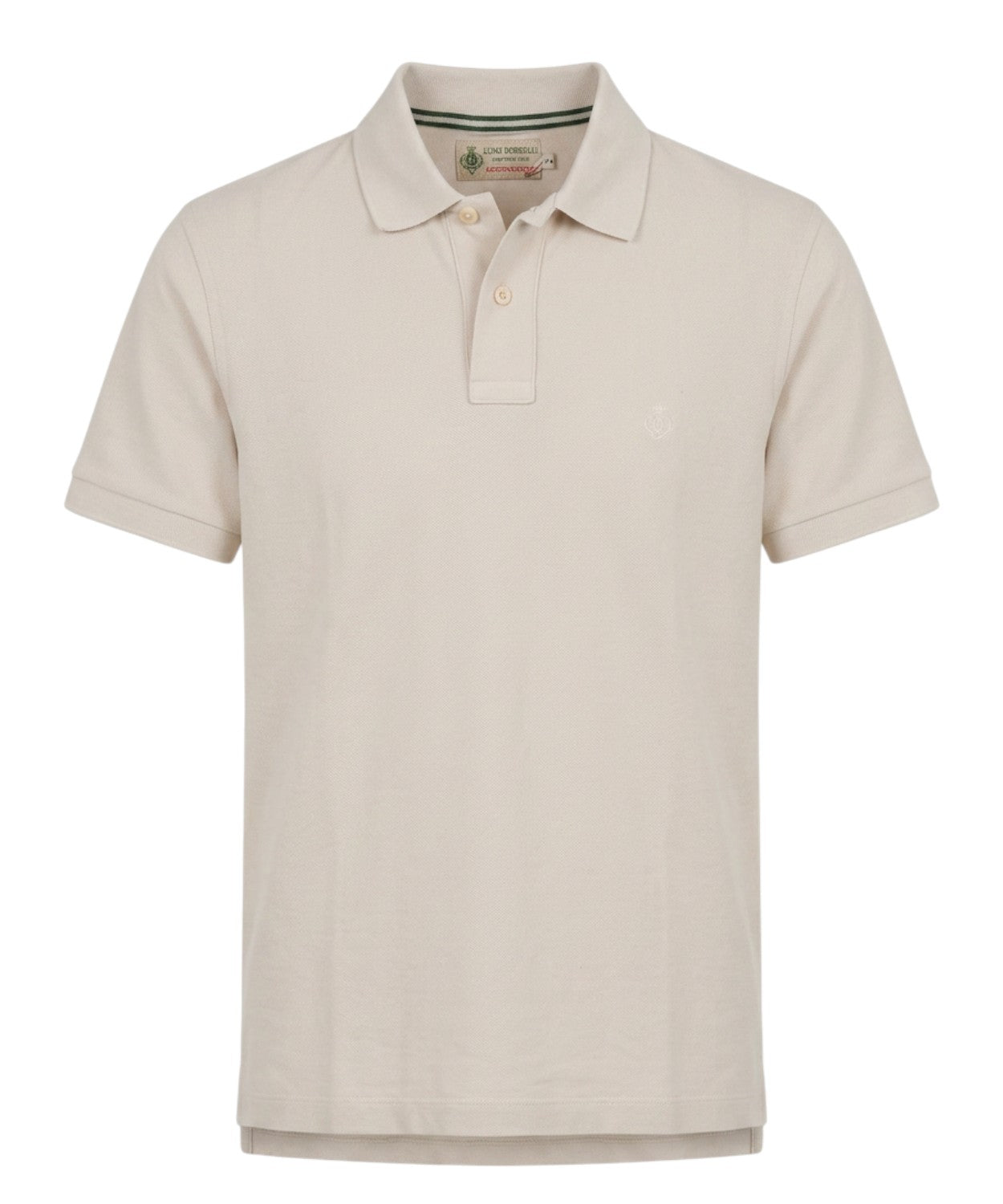 Polo til mænd Luigi Borrelli i piqué stretch