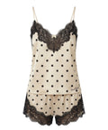 Pigiama Donna Satin con Pizzo Elegante MC2 Saint Barth