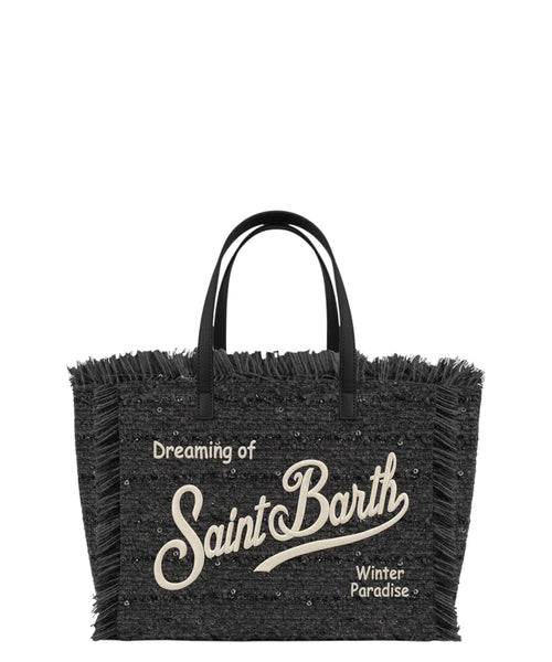 Borsa Colette in tweed Paillettes