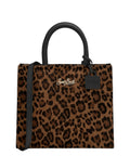 Borsa Shop Bag Midi in Cavallino Leopardato