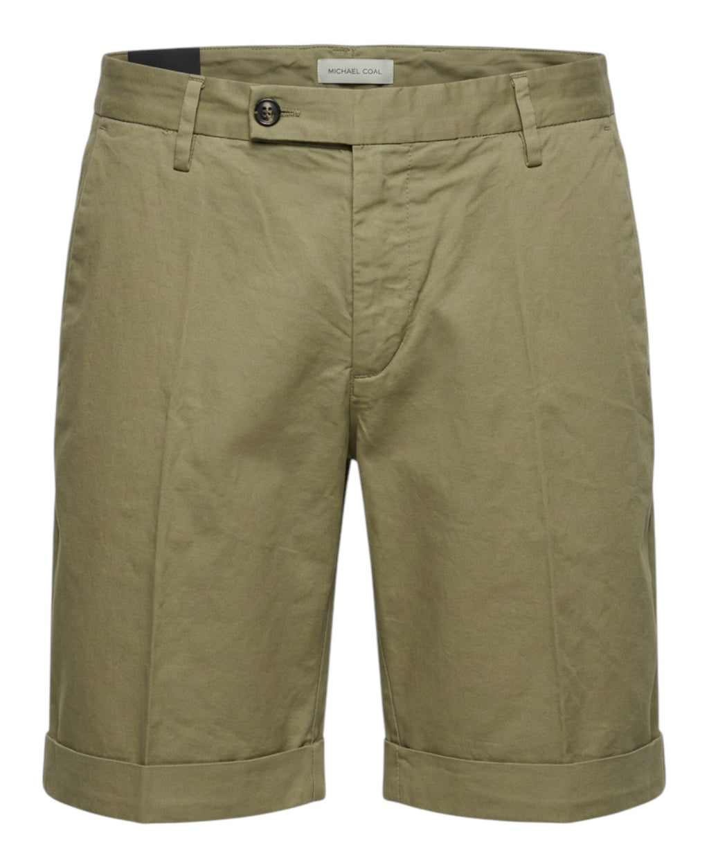 Bermuda Hombre Algodón Stretch Vientre Plano