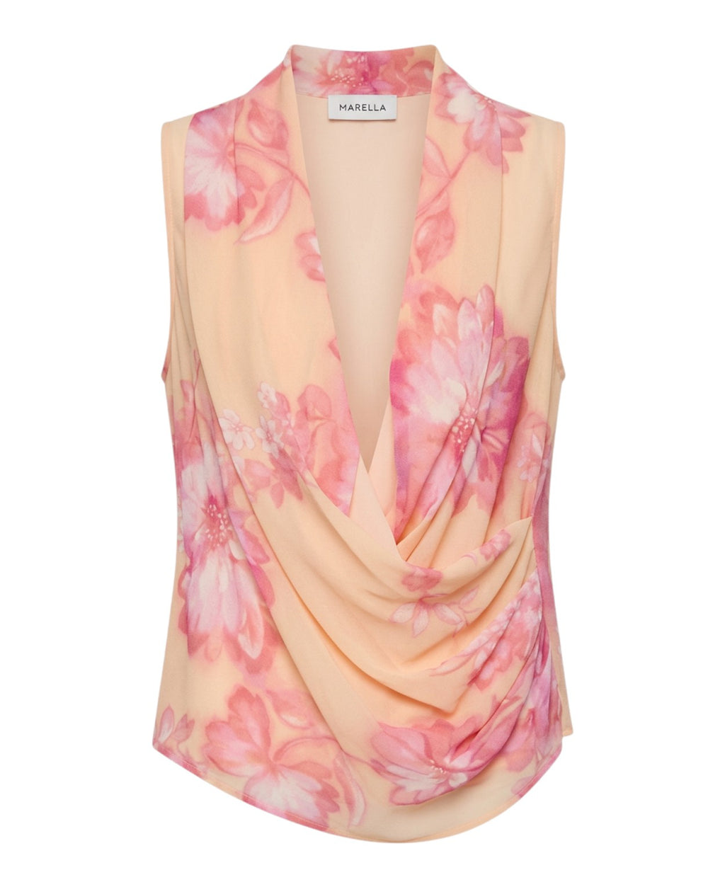 Bluse Marella Cabina med krydset blomsterprint