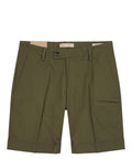 Men's Bermuda Shorts Michael Coal in Stretch Cotton